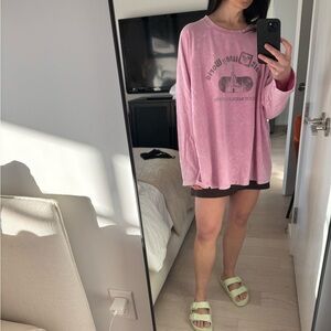 EUC Walt Disney World Pink Long-Sleeved Shirt